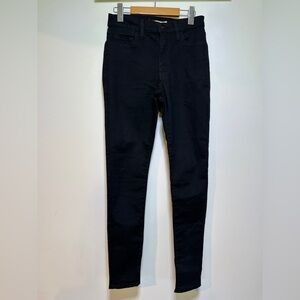 Levi’s | 720 High Rise Super Skinny Jeans | Black Denim | Size 29